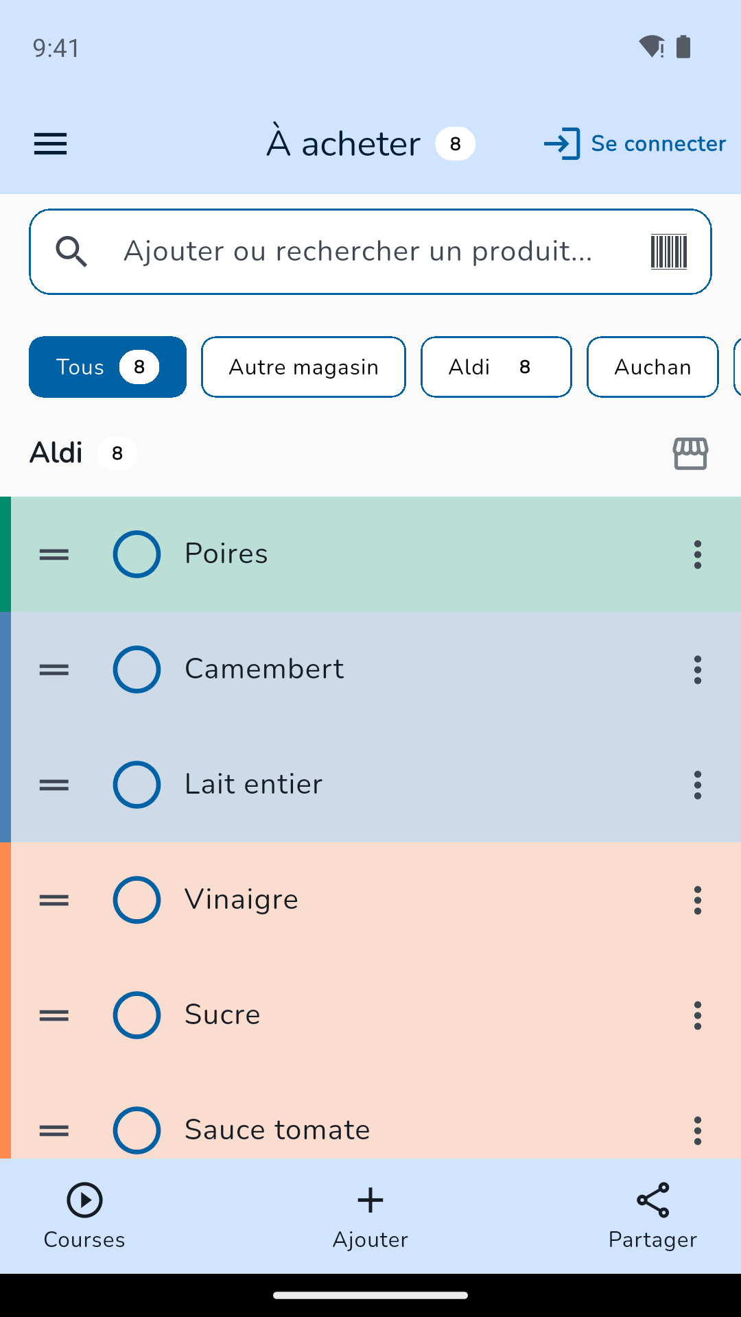 Lista della spesa